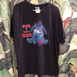 Vintage Y2K Pooh Bear Eeyore Shirt
